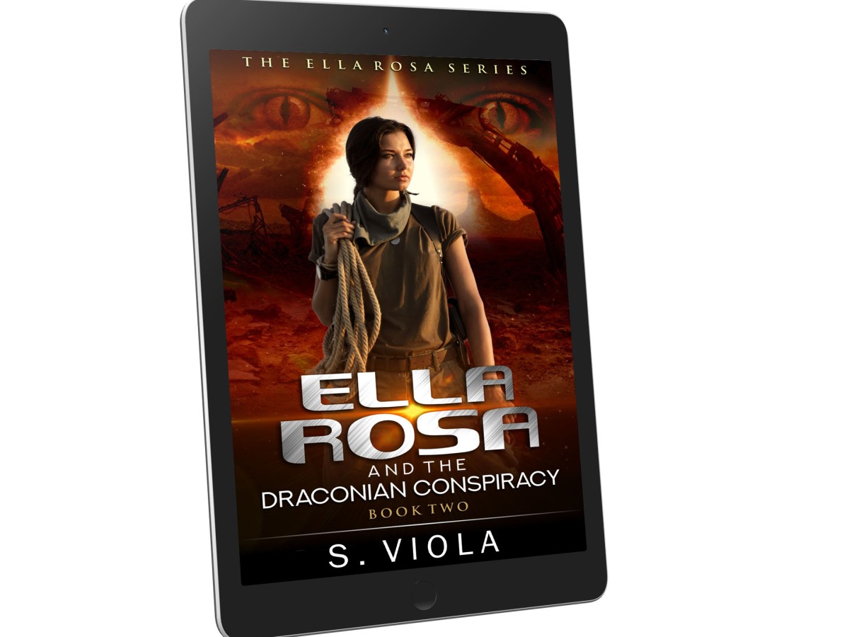 Ella Rosa and the Draconian Conspiracy coming July 28th! #ellarosa2 #scifi #spaceopera #satire